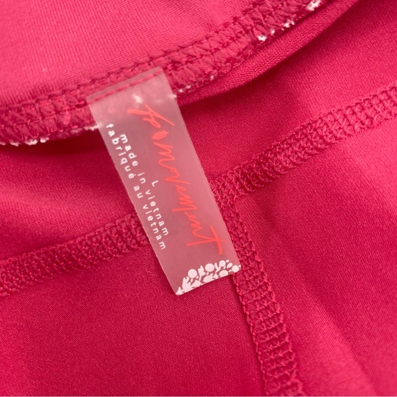 Free People Movement Odessa Athletic Short in Wild Raspberry Large New with Tag - Picture 8 of 14